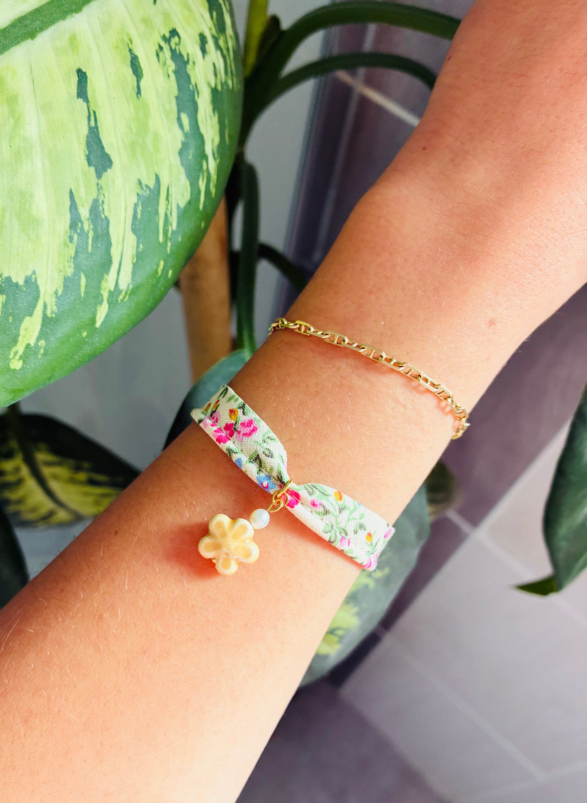 Bracelets fleur liberty