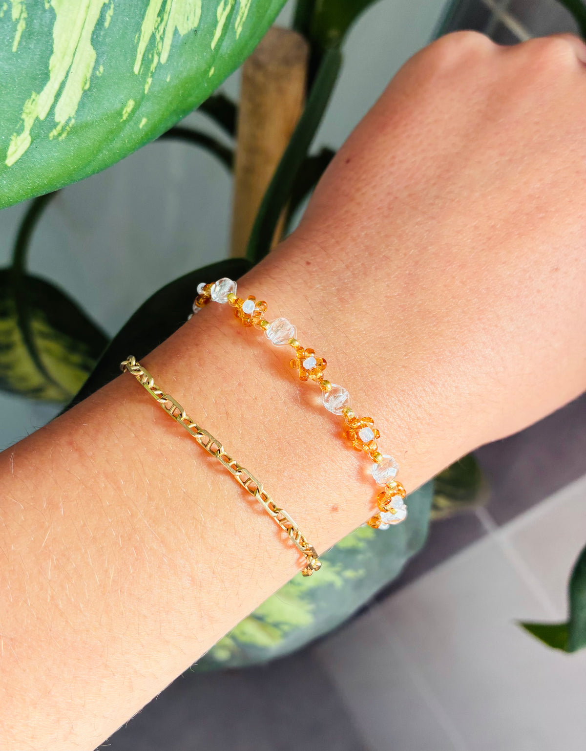 Bracelet fleurs d’automne