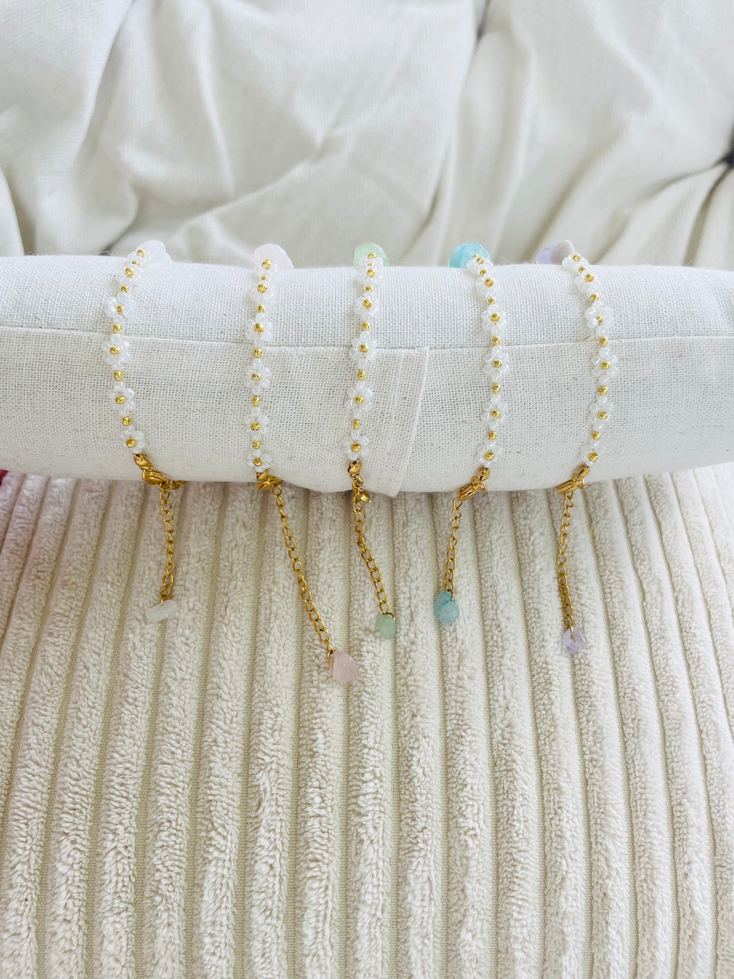 Bracelet pierres précieuses