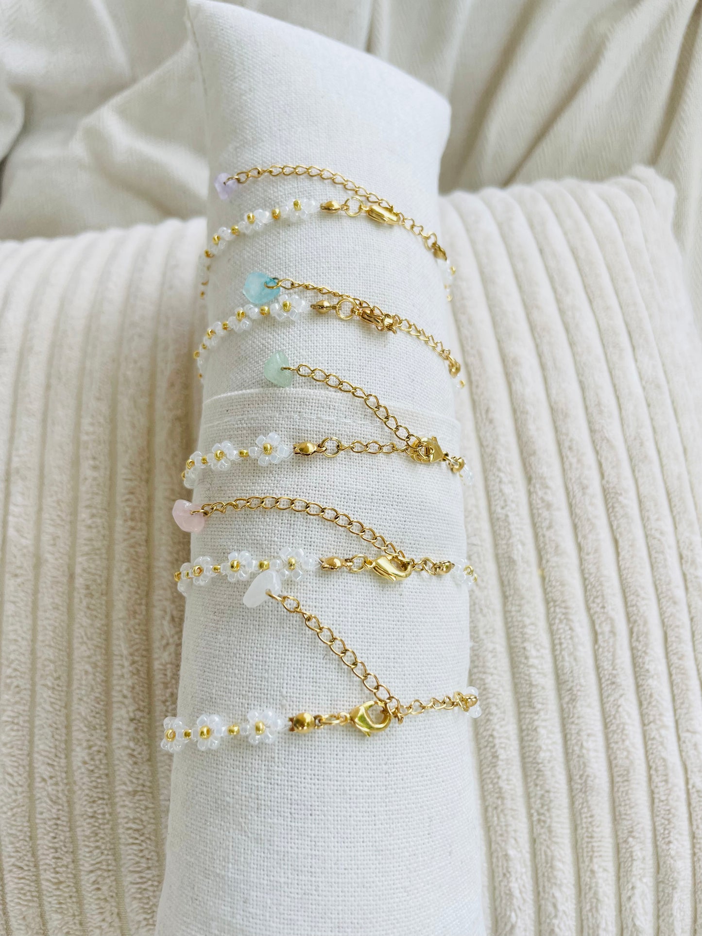 Bracelet pierres précieuses