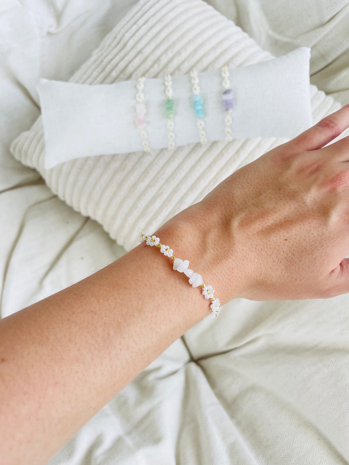 Bracelet pierres précieuses