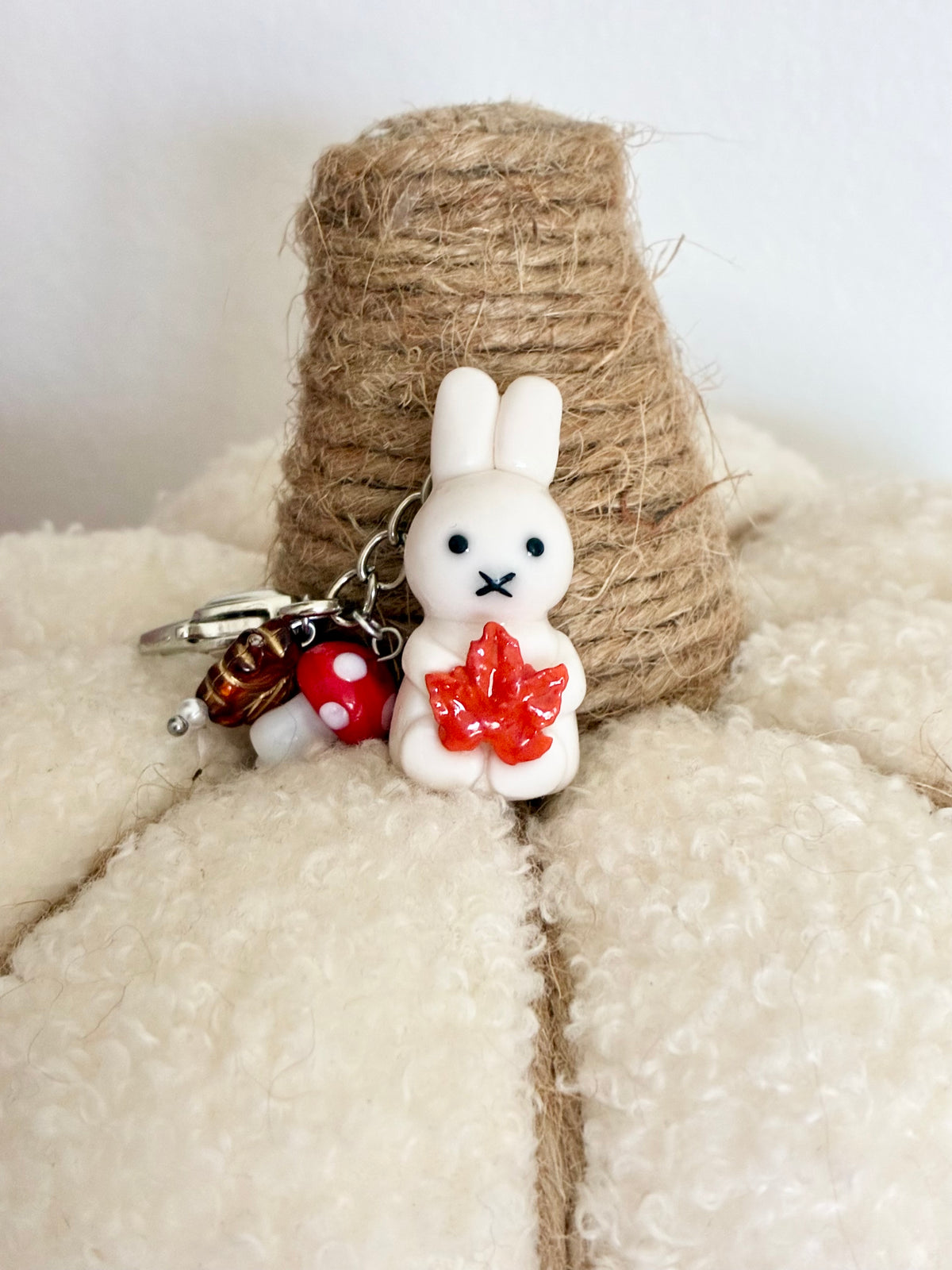Porte clé lapin d’automne 🍁