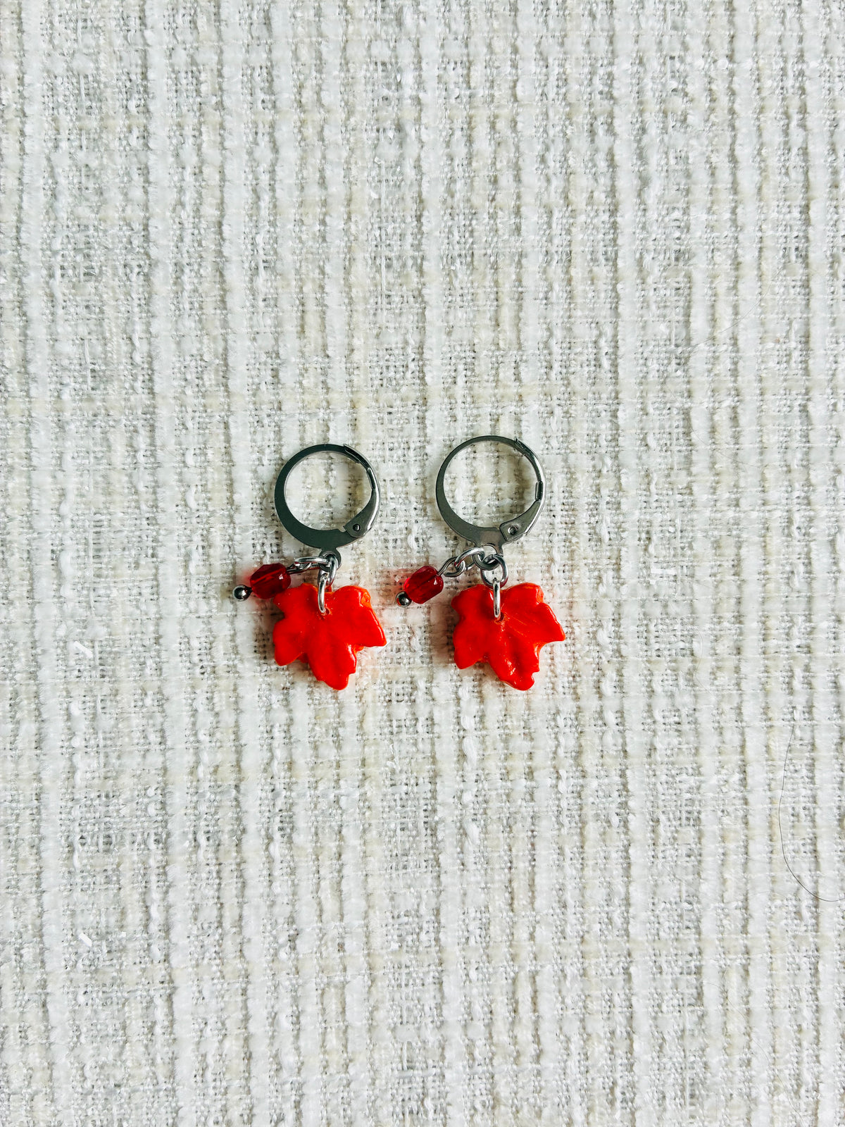 Boucles d’oreilles érable 🍁