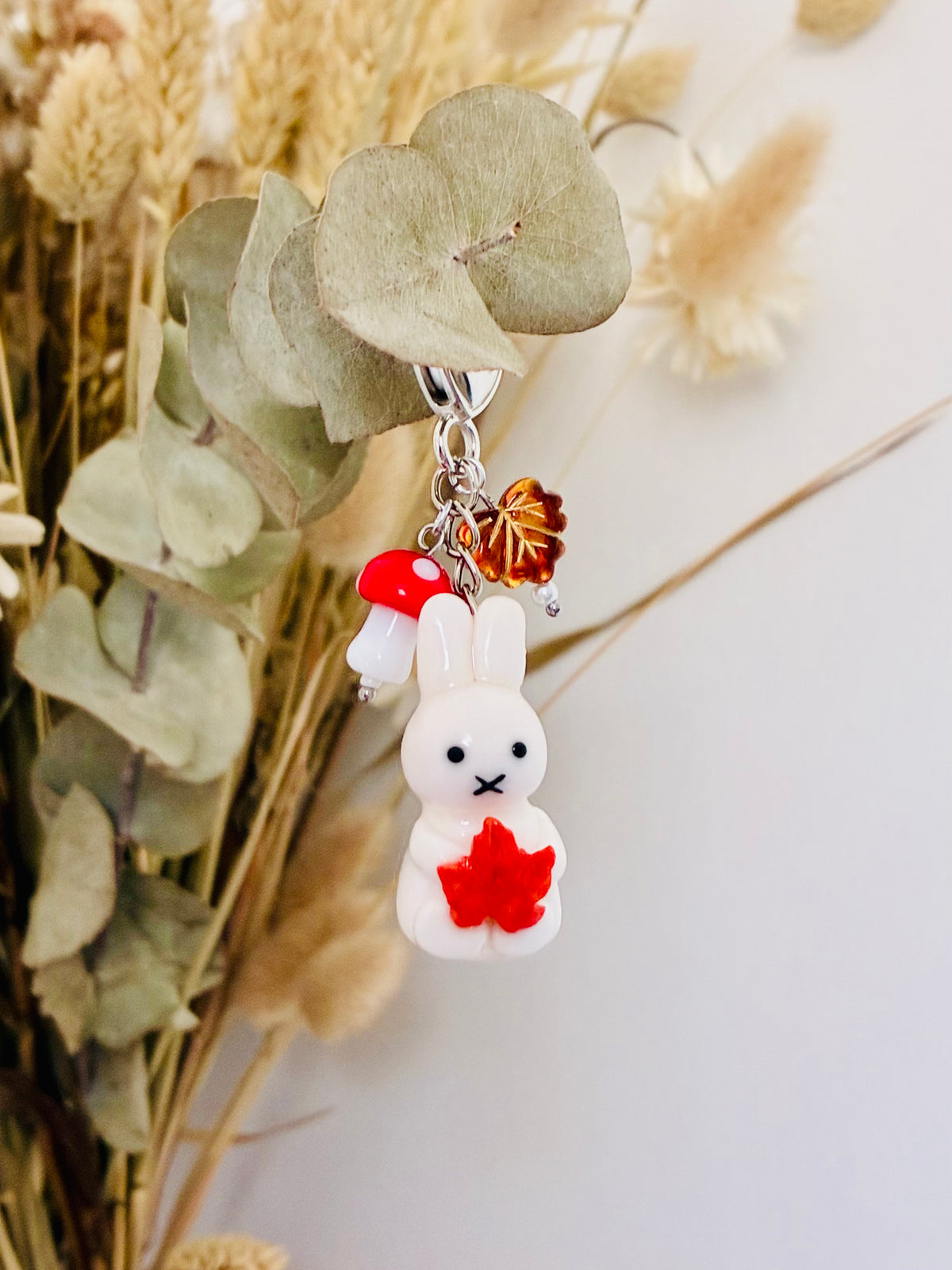 Porte clé lapin d’automne 🍁