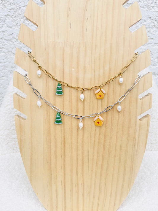 Collier à charms de Noël 🎄