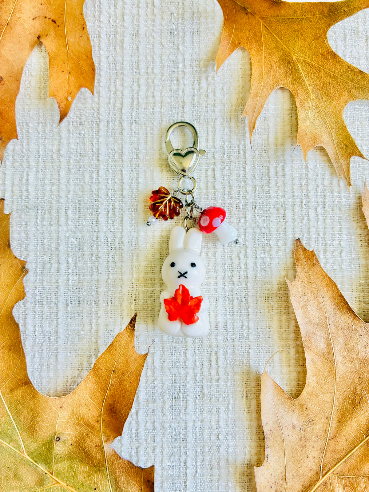 Porte clé lapin d’automne 🍁
