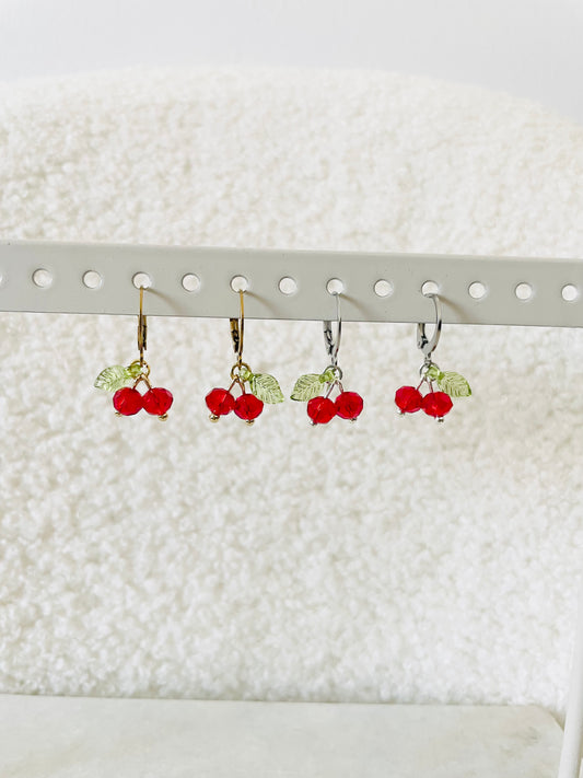 Créoles petites cerises 🍒