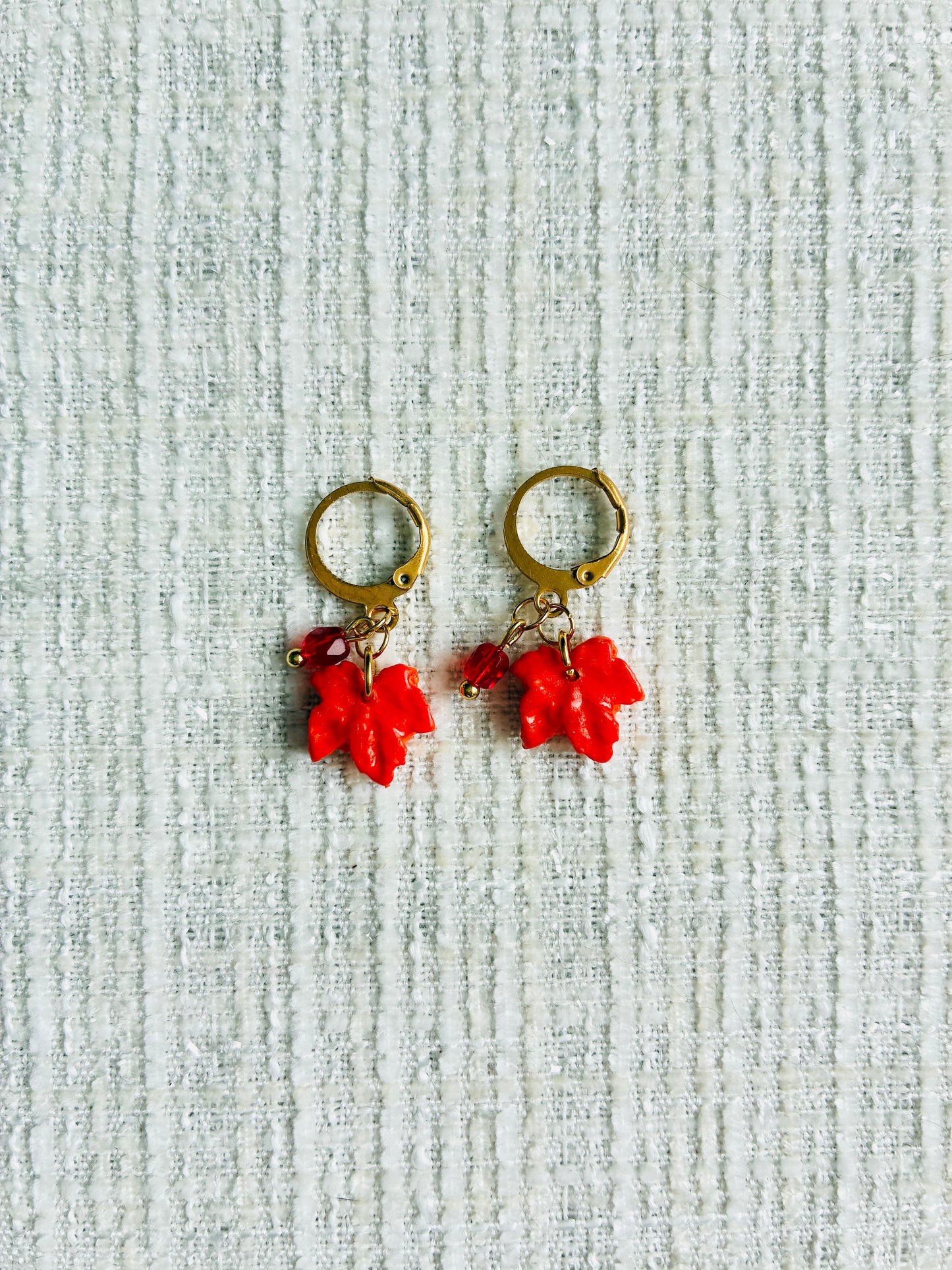Boucles d’oreilles érable 🍁